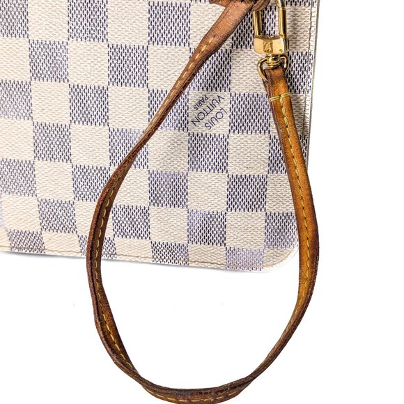 LOUIS VUITTON Damier Azur Neverfull Pouch - Picture 11 of 15